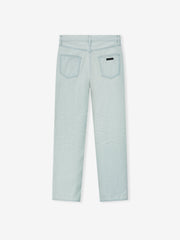 Bleach Washed Denim Straight 5 Pocket