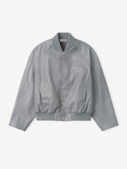 Leather 9 Raglan Bomber Jacket