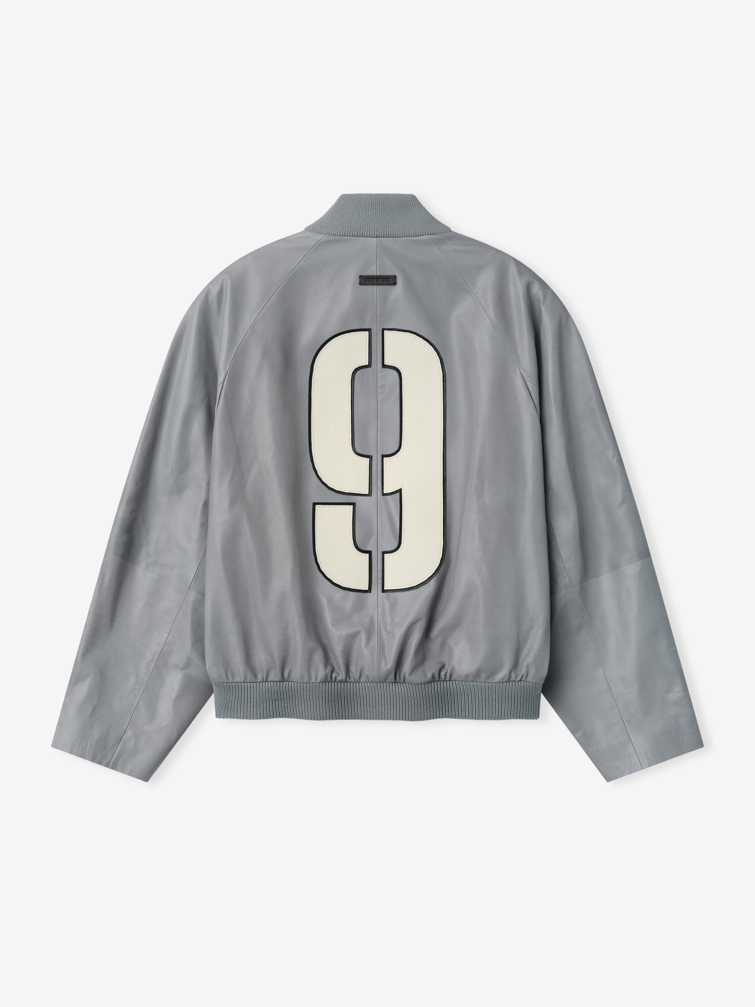 Leather 9 Raglan Bomber Jacket