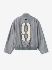 Leather 9 Raglan Bomber Jacket