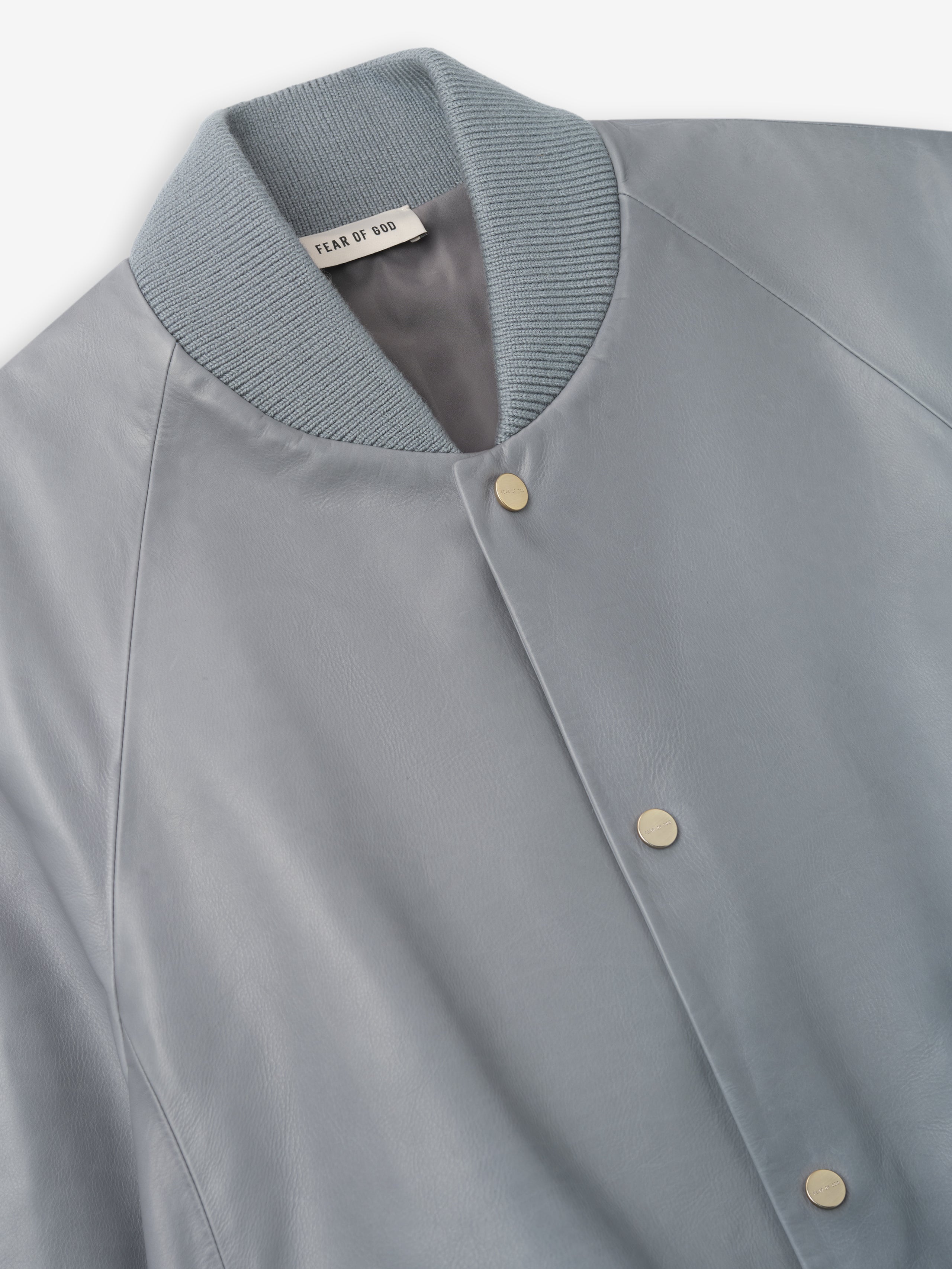 Leather 9 Raglan Bomber Jacket