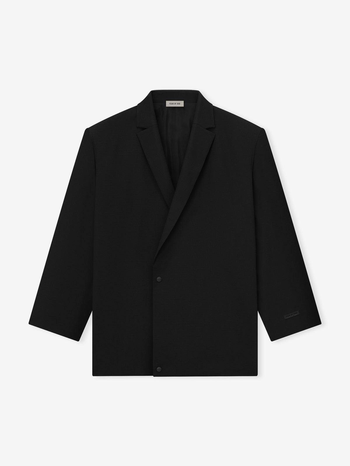 Wool Ripstop Relaxed Long Jacket