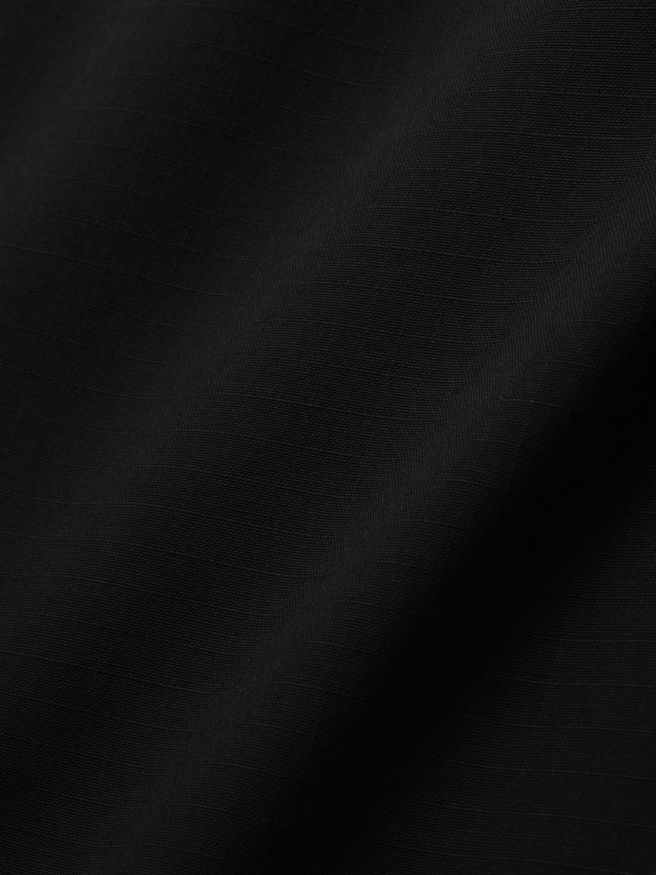 Wool Ripstop Relaxed Long Jacket