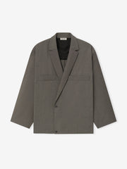 Cotton Wool Oxford Shirt Jacket