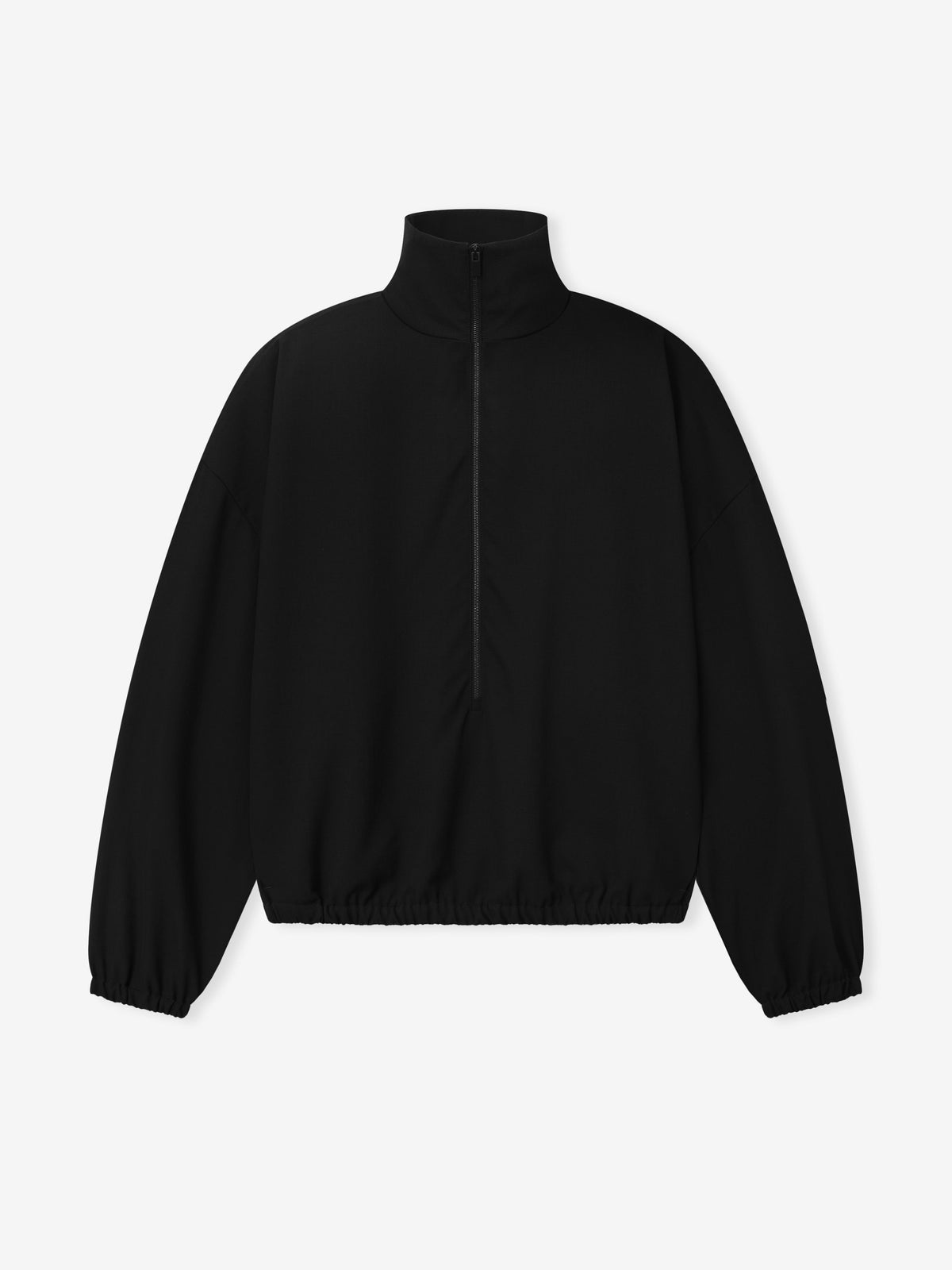 Wool Ripstop Half Zip Track Jacket