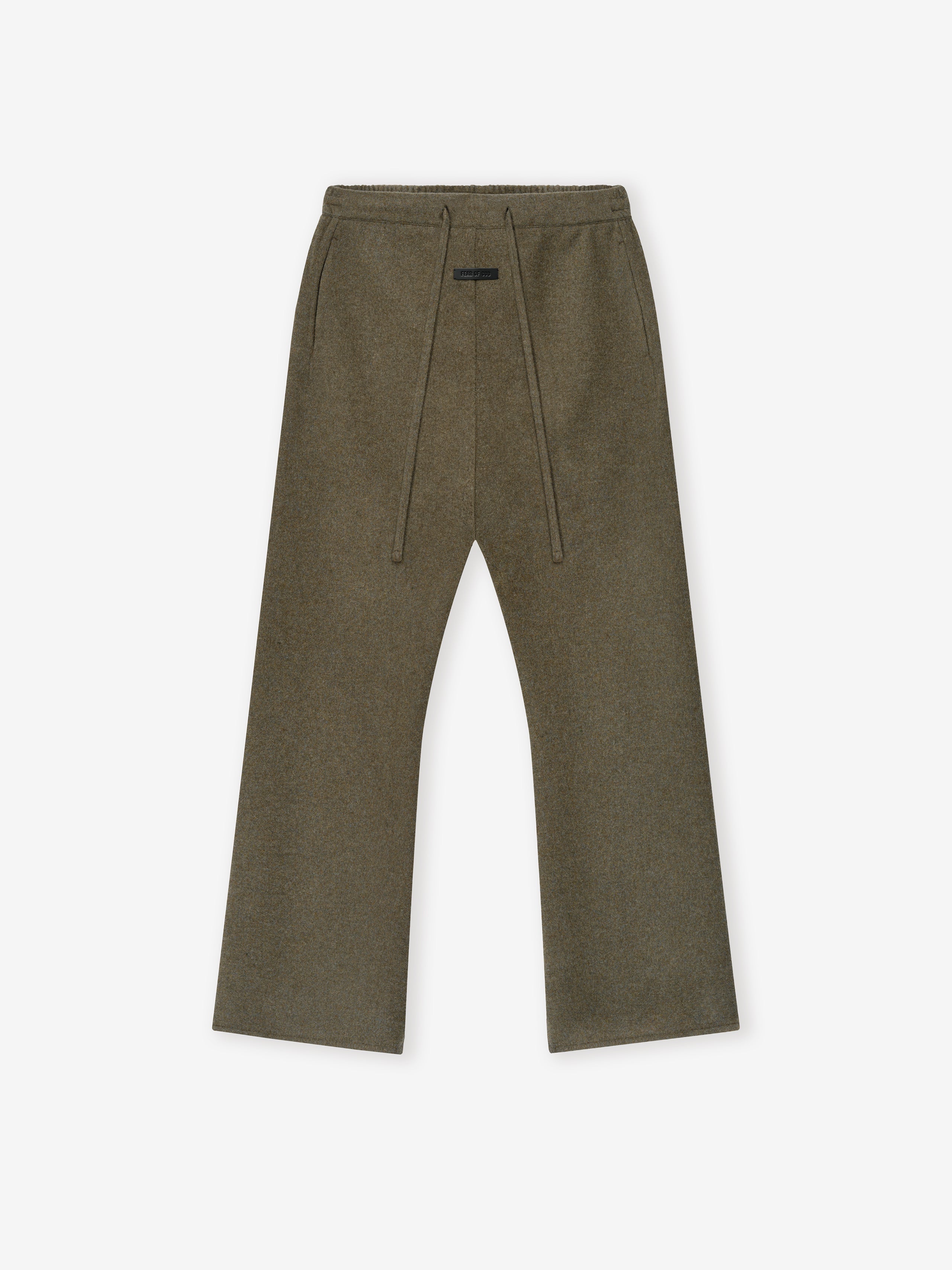 Double Face Wool Cashmere Flared Pants