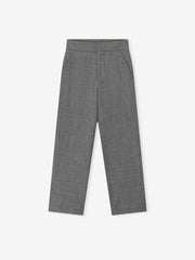 Mouline Wool Casual Flat Front Pant