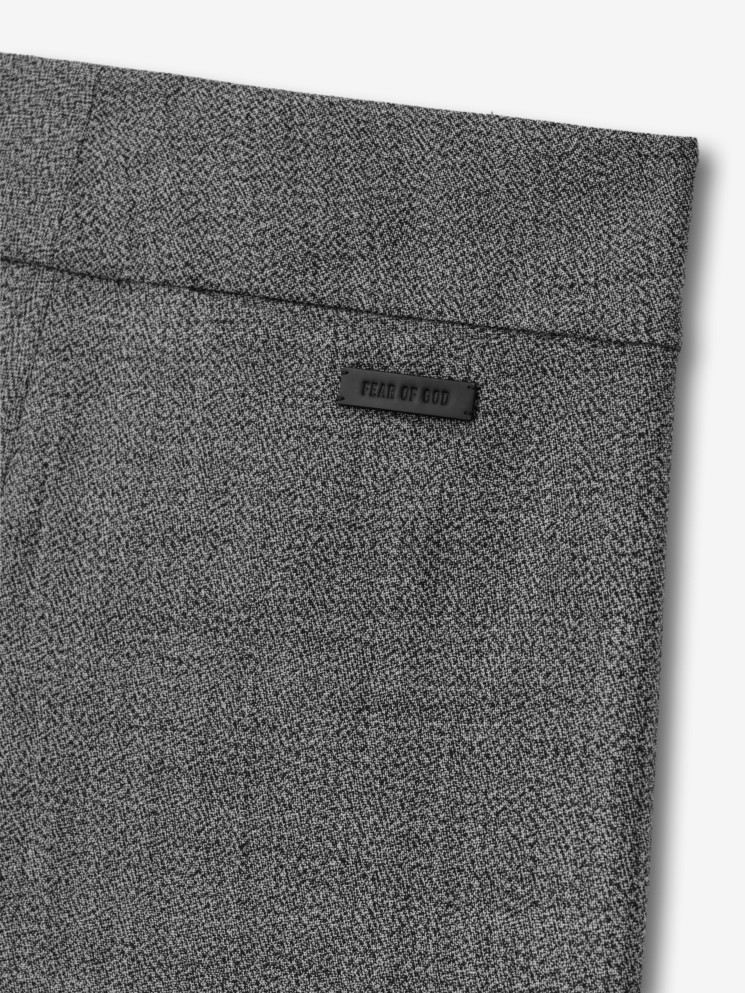 Mouline Wool Casual Flat Front Pant