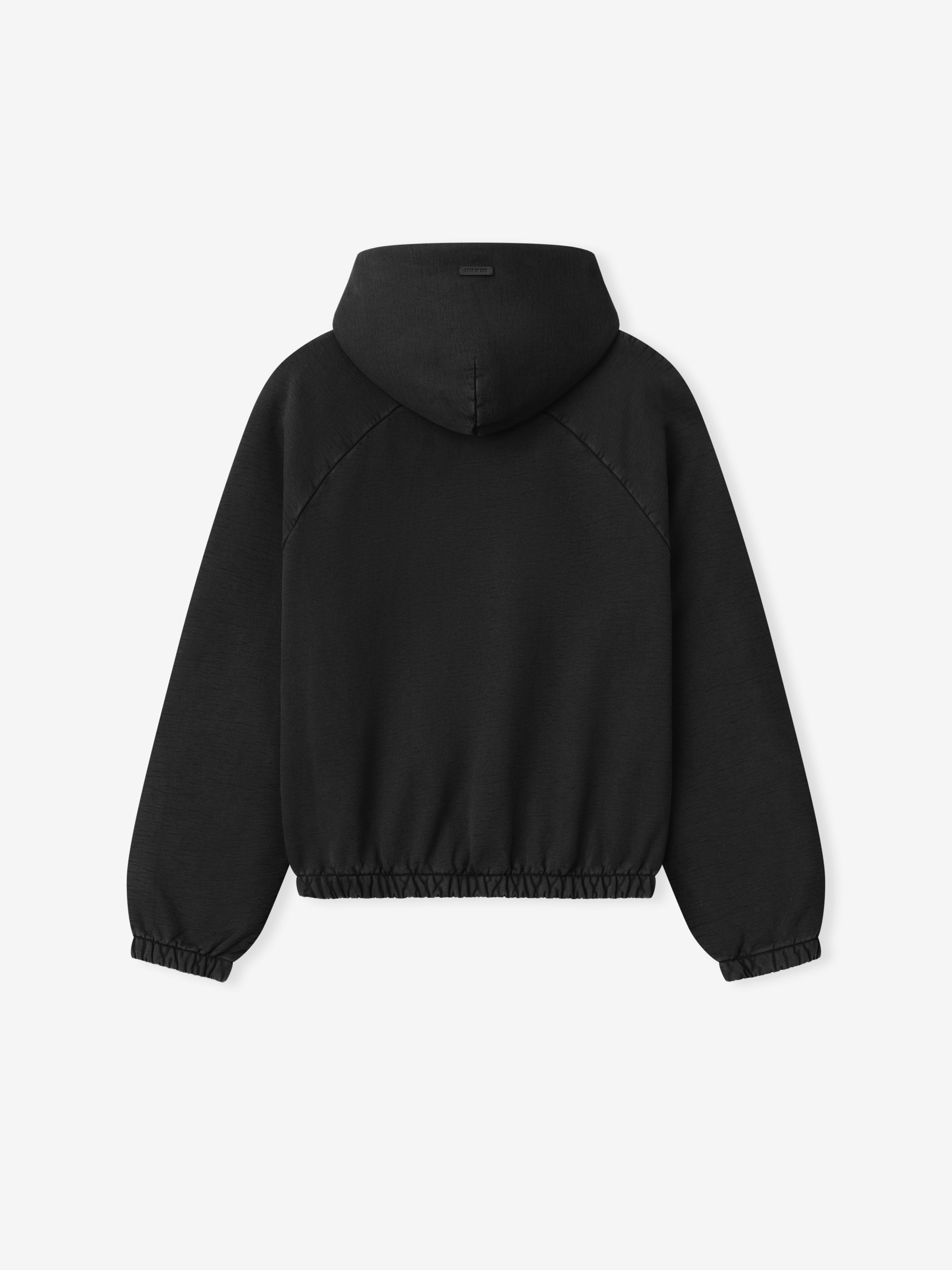 Womens Sunfaded Classic Half Raglan Fleece Hoodie