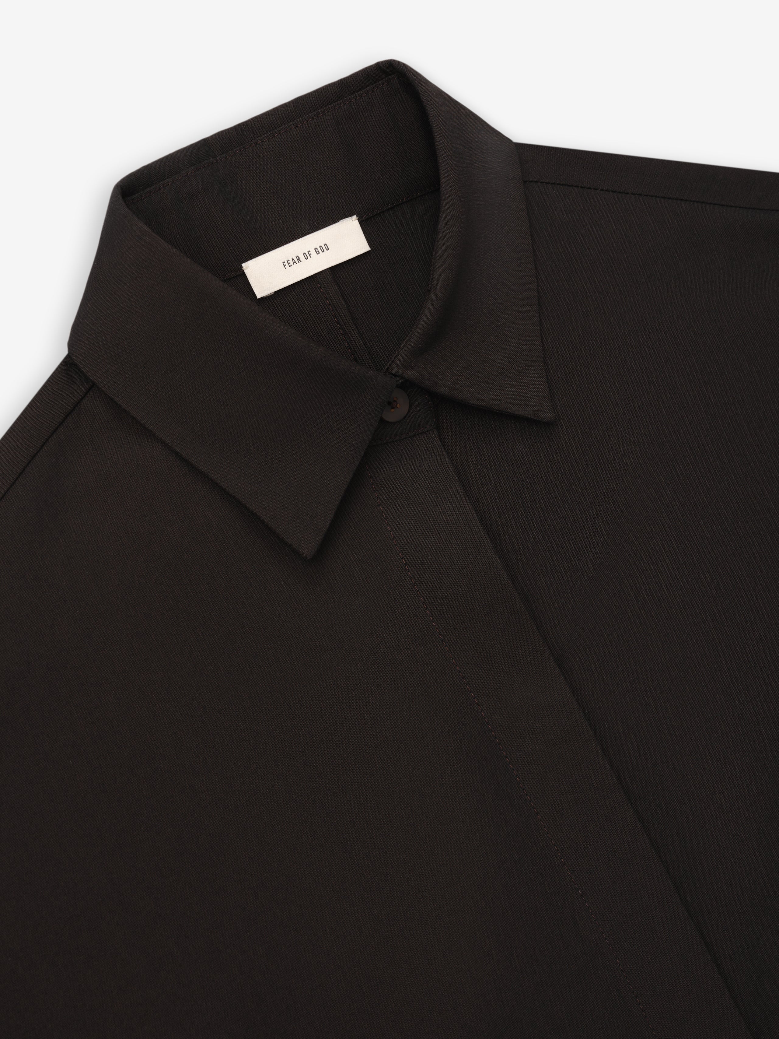 Womens Viscose Oxford Relaxed Shirt