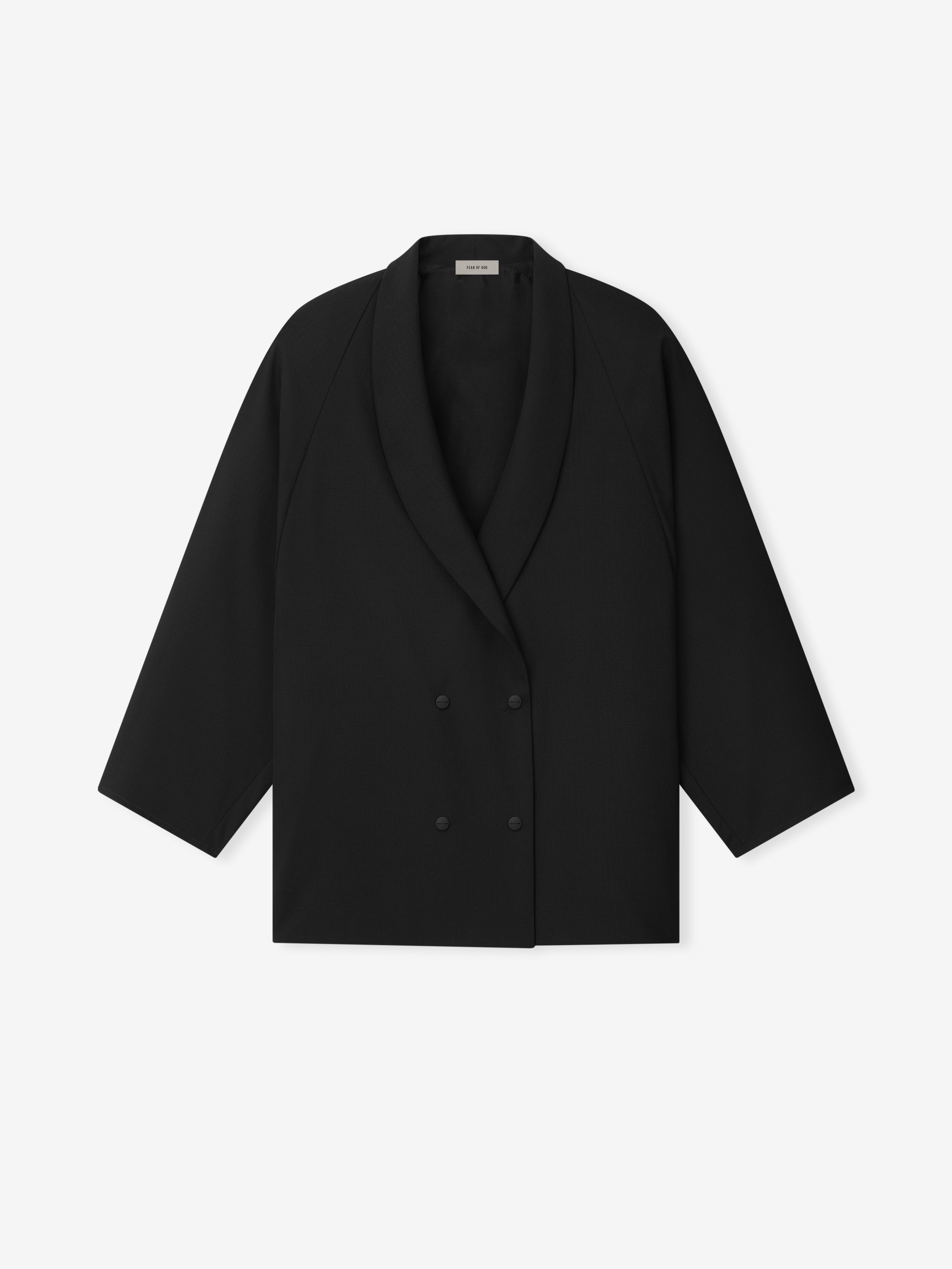 Womens Wool Ripstop Shawl Collar Jacket
