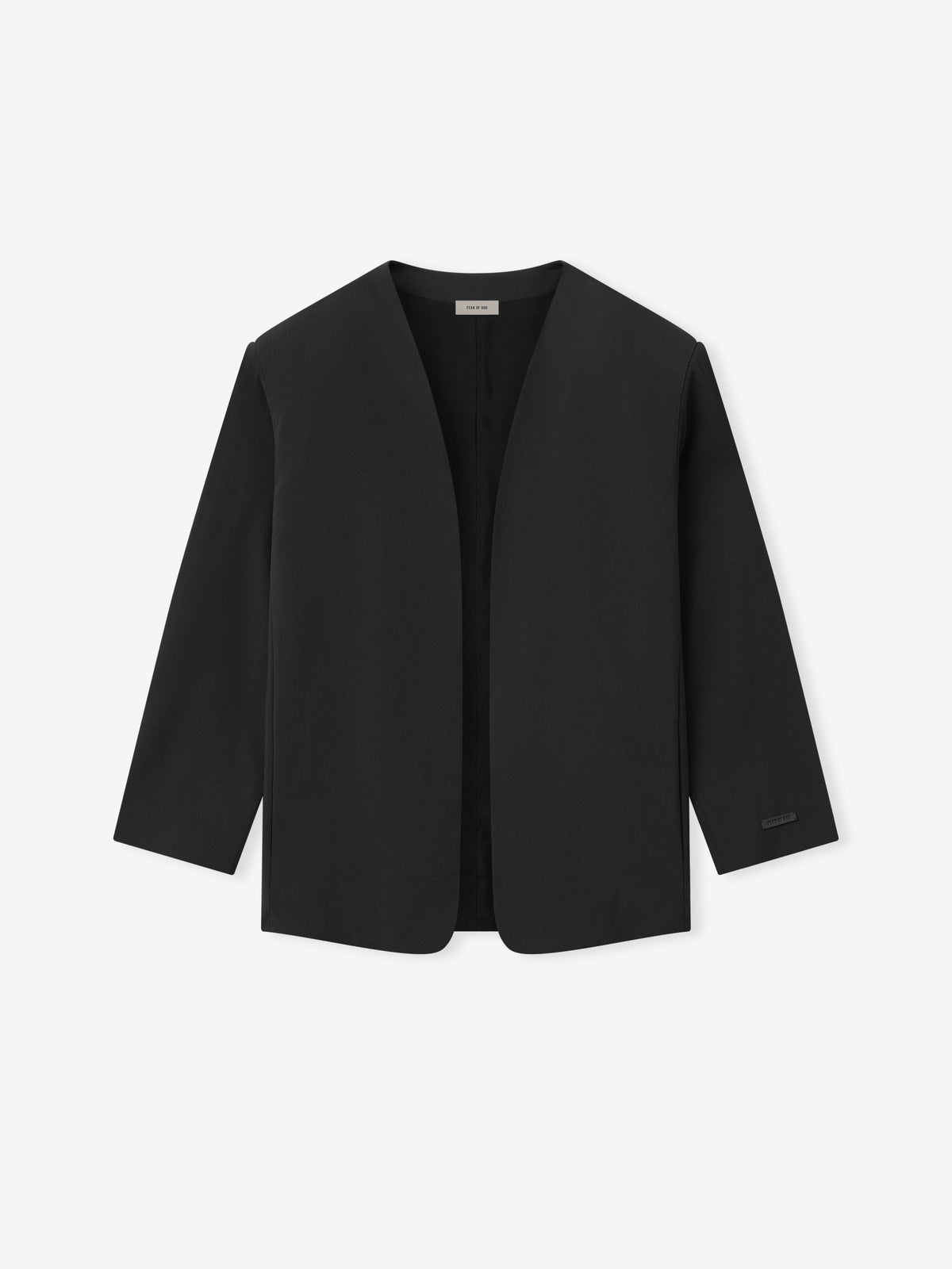 Collarless Jacket