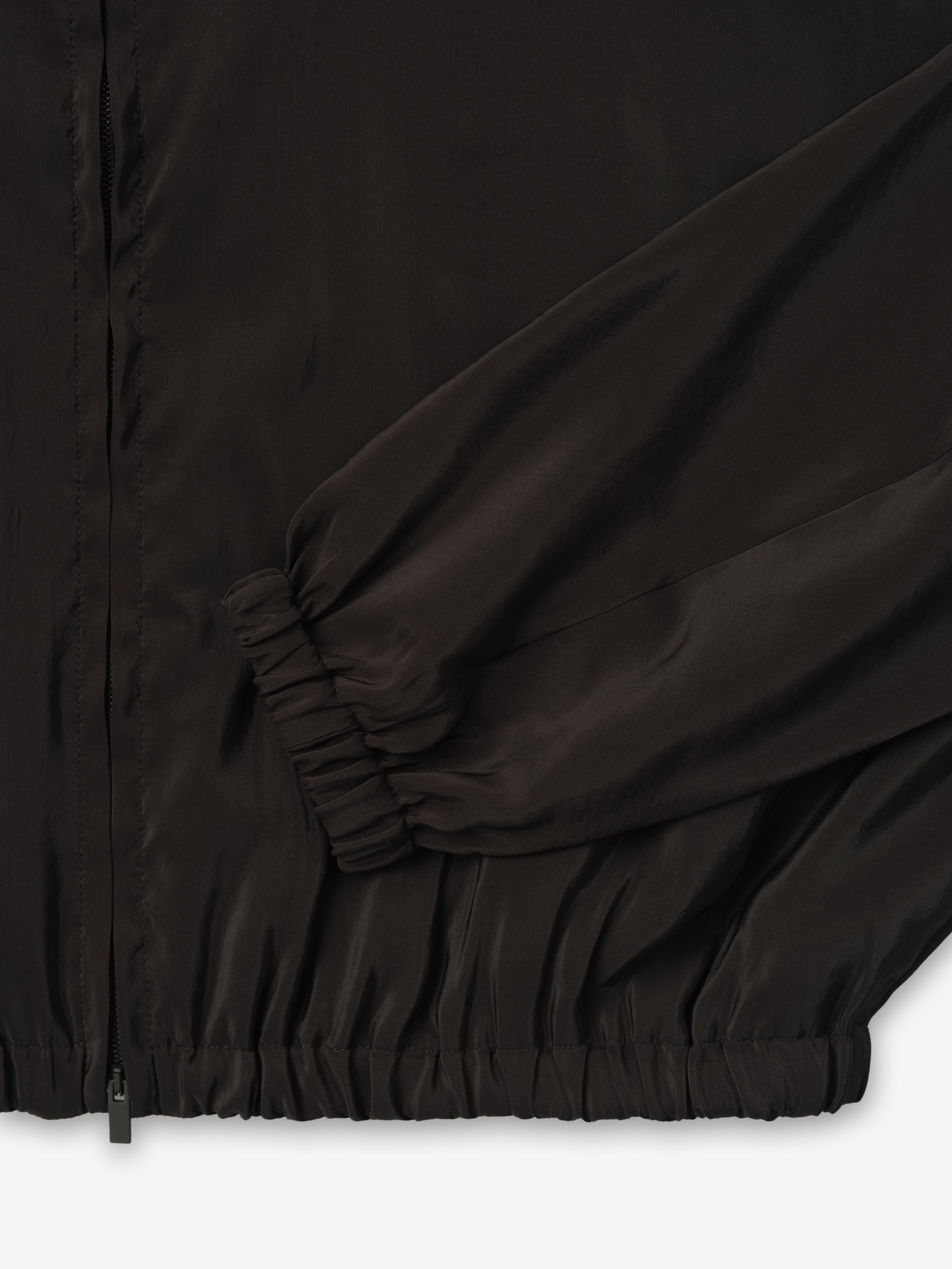 Womens Crinkle Viscose Track Jacket