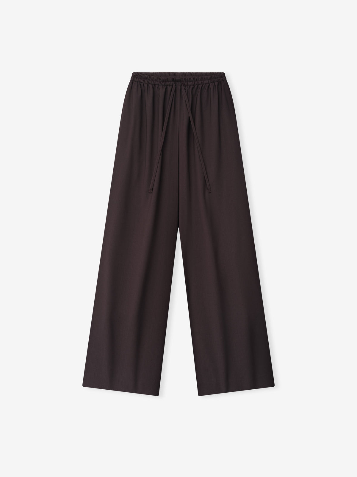 Womens Easy Care Wool Drawstring Pants