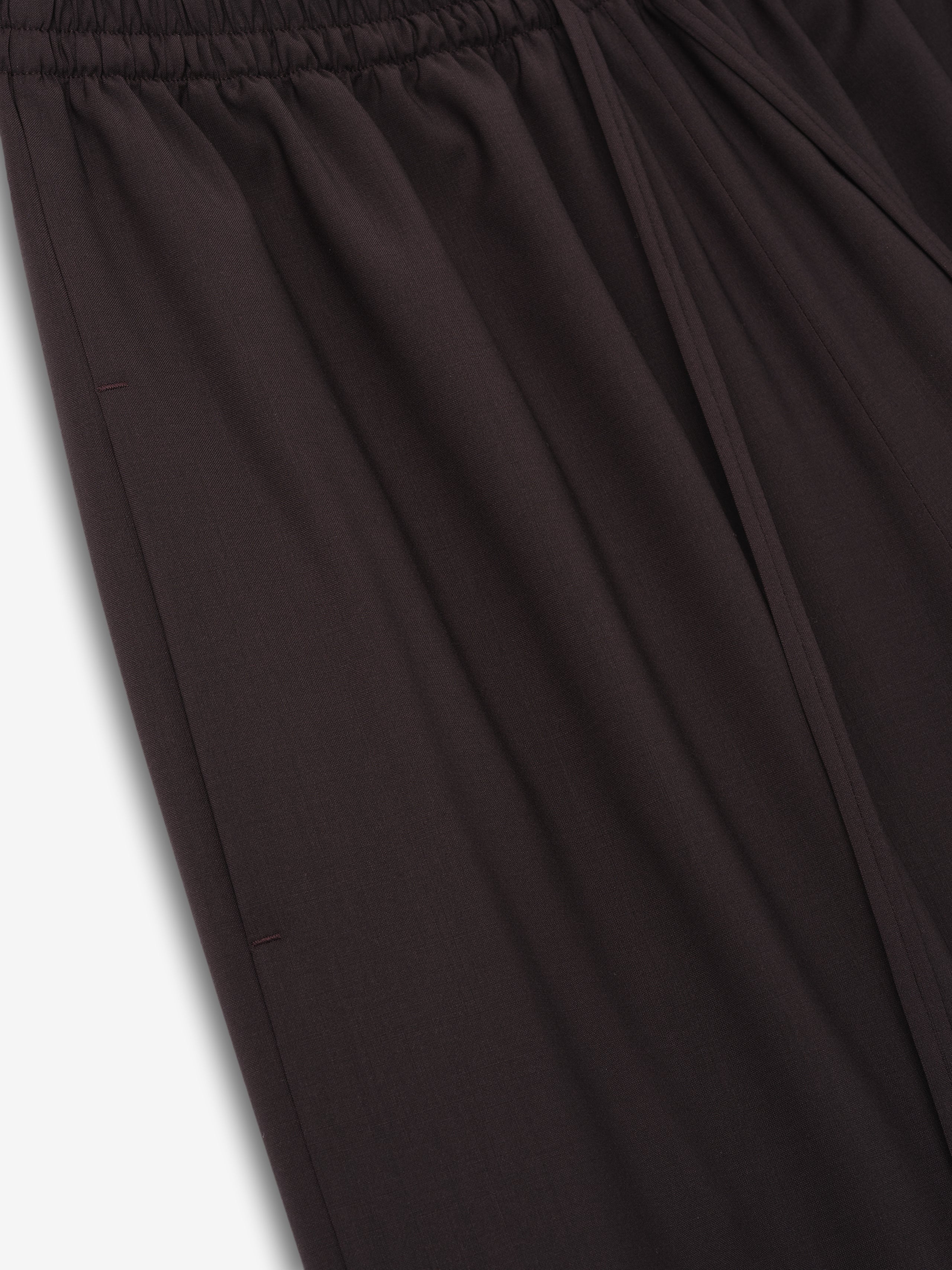 Womens Easy Care Wool Drawstring Pants