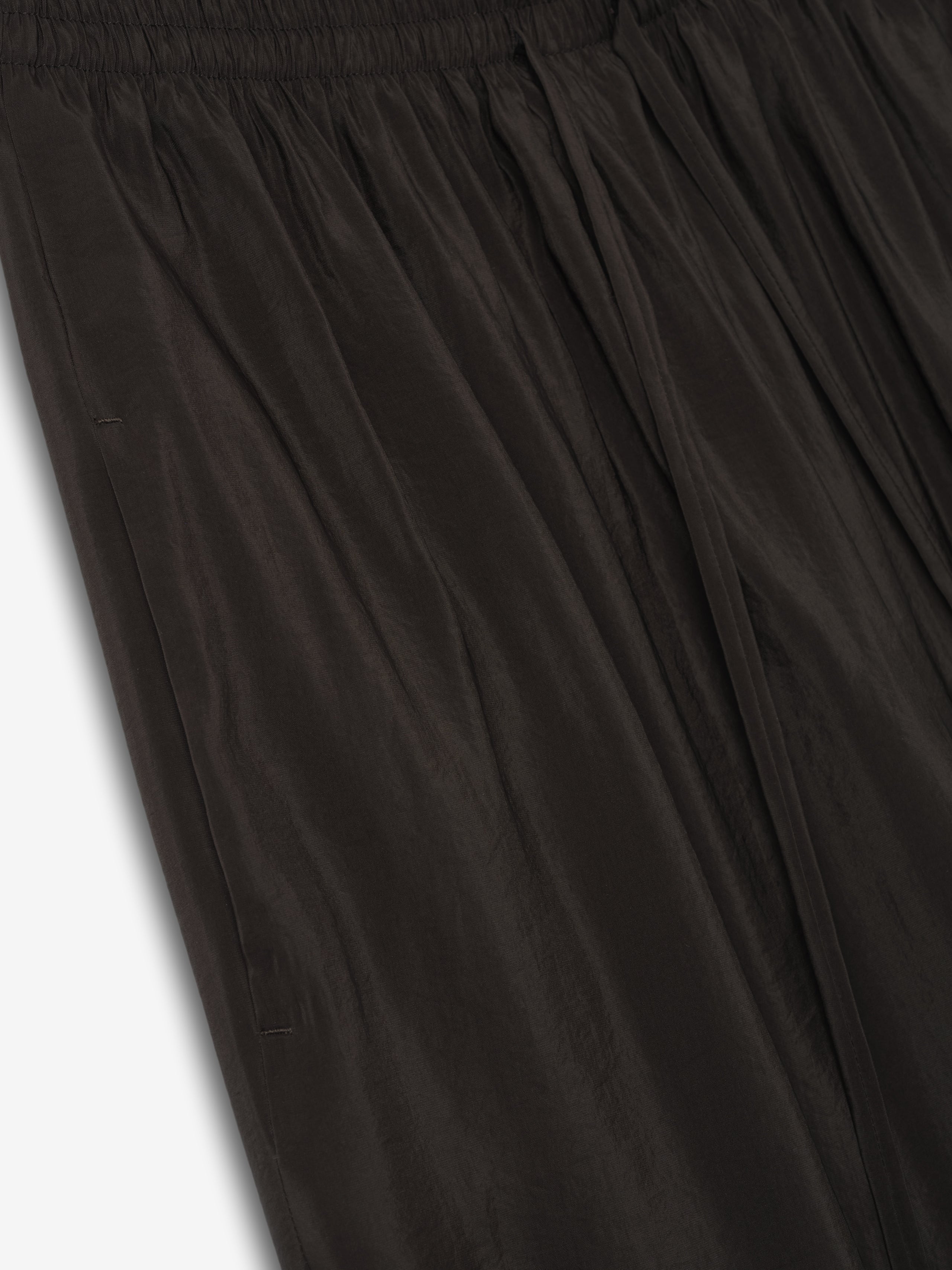 Womens Crinkle Viscose Drawstring Pants