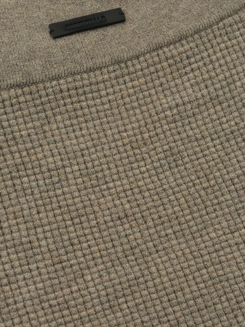 Womens Waffle Knit Boy Short