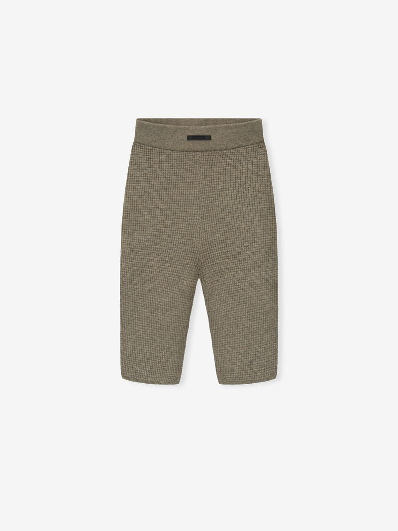 Womens Waffle Knit Biker Short