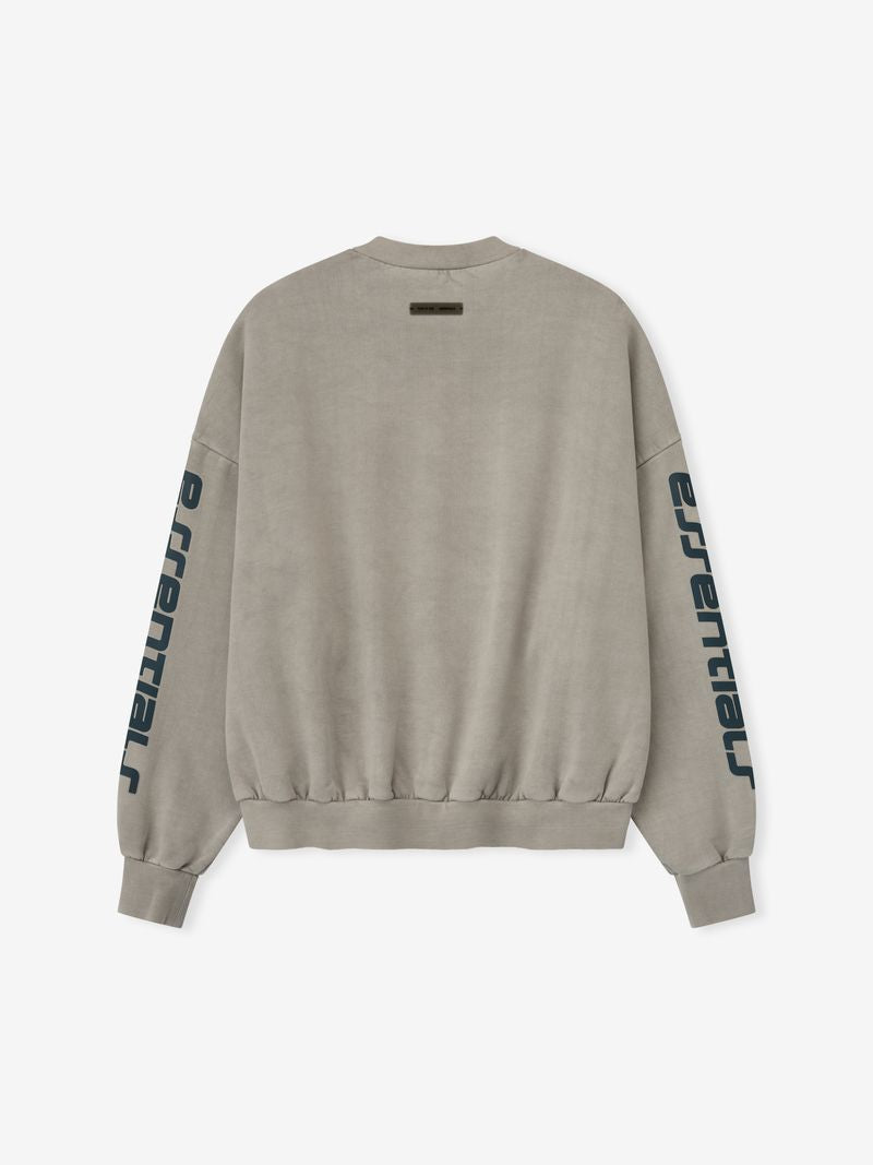 Heavy Fleece Cropped Relaxed Sweatshirt